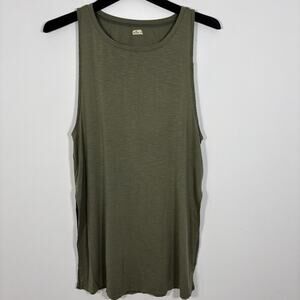 Hollister Swim Cover Up Dress Open Back Small Green Beach Summer Vacation